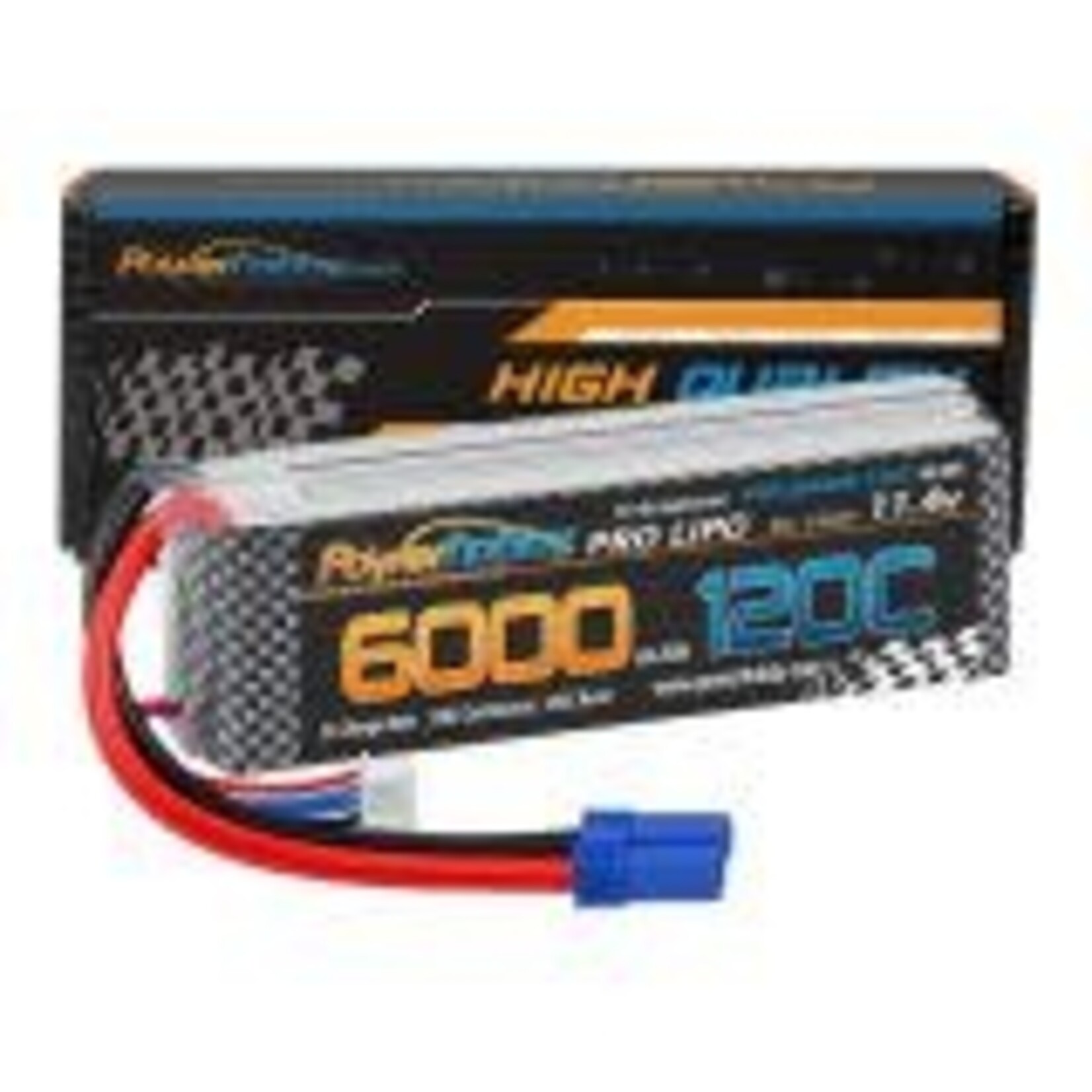 Power Hobby PHB3S6000120CEC5   3s 11.4V 6000mah 120c Graphne + HV Lipo Battery w EC5 Plug