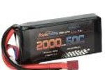 Powerhobby PHB2S200050CDNS   2000mAh 7.4V 50C 2S LiPo Battery w/ Hardwired T-Plug