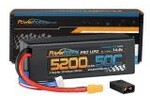 Powerhobby PHB4S520050CLCGXT60A 4S 14.8v 5200mAh 50C LiPo Battery w/ XT60 + Traxxas Plug