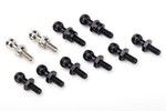 Traxxas 7540X Pivot balls: black (6), silver (2), black (long) (2)