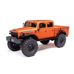 ARRMA AXI00007T1  1/24 SCX24 Dodge Power Wagon 4WD Rock Crawler Brushed RTR, Orange