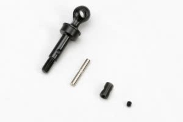 Traxxas 5654 Stub axle, CV style (machined steel) (1)/ cross pin (1)/ drive pin (1)