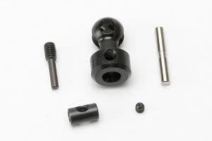 Traxxas 5653 Differential CV output drive (machined steel) (1)/ screw pin (with threadlock) (1)/ cross pin (1)/ drive pin (1)