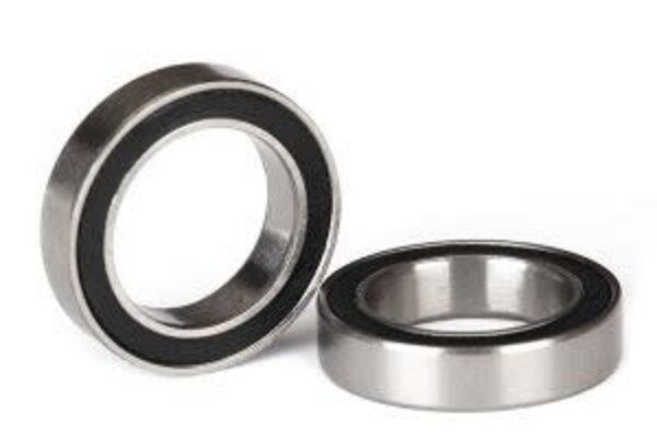 Traxxas 5120A Ball bearings, black rubber sealed (12x18x4mm) (2)