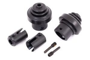 Traxxas 9587 Drive cup, front or rear (hardened steel) (for differential pinion gear)/ driveshaft boots (2)/ boot retainers (2)