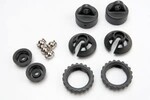 Traxxas 5465 Caps and spring retainers, GTR shock (upper cap (2)/ hollow balls (2)/ bottom cap (2)/ upper retainer (2)/ lower retainer (2))