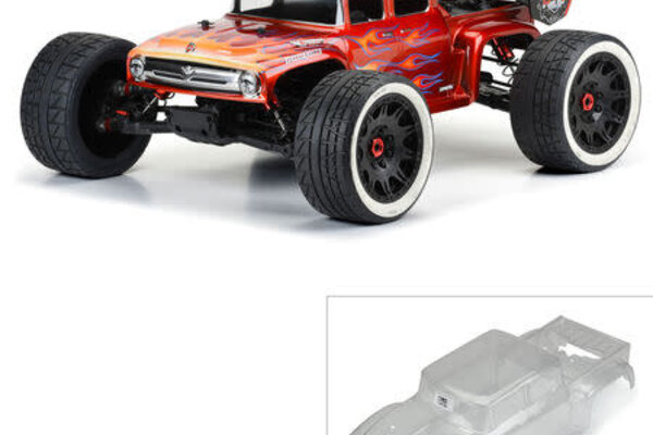 Proline Racing PRO361117  1/5 Pre-Cut 1956 Ford F-100 Clear Body: Kraton 8S