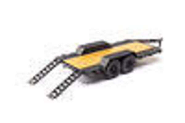 Axial Racing AXI00009  SCX24 Flat Bed Vehicle Trailer with LED Taillights:1/24th