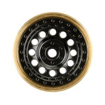 Proline Racing PRO281200  1/24 Rock Shooter Brass F/R 1.0" 7mm Crawler Wheels (2) Black