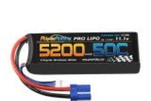 Powerhobby PH3S5200MAH50CEC5  Powerhobby 3s 11.1v 5200mah 50c Lipo Battery w EC5 Plug