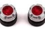 SSD RC SSD RC 1/24 Scale Locking Hubs (Red) (2)