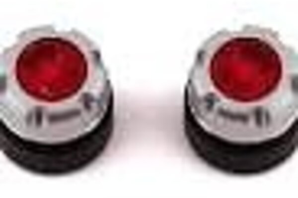 SSD RC SSD RC 1/24 Scale Locking Hubs (Red) (2)