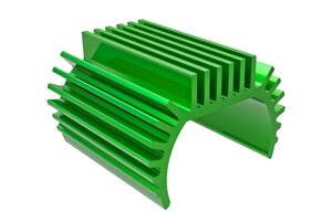 Traxxas 9793-GRN  Heat sink, Titan® 87T motor (6061-T6 aluminum, green-anodized)