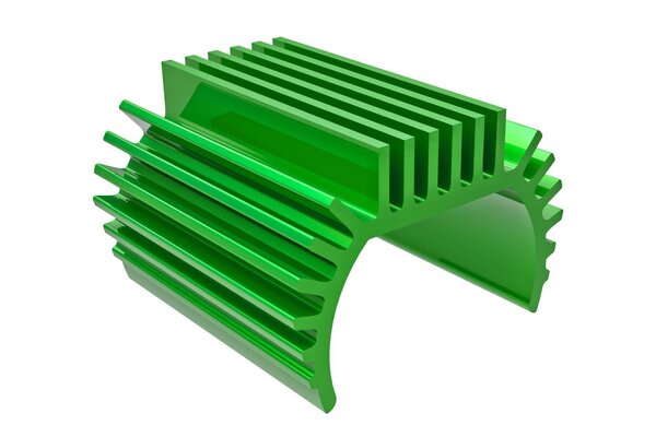 Traxxas 9793-GRN  Heat sink, Titan® 87T motor (6061-T6 aluminum, green-anodized)