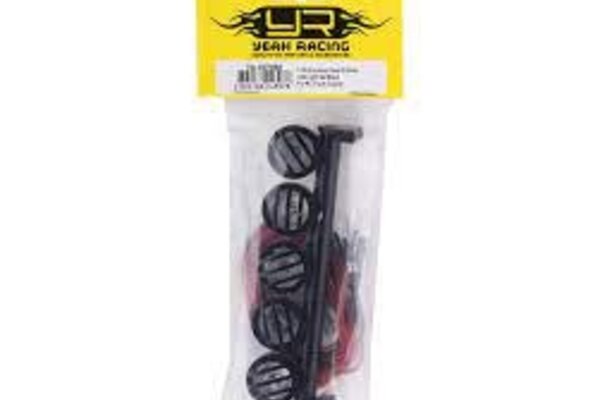 Yeah Racing YEA-YA-0370BK  Yeah Racing 125mm Aluminum LED Light Bar w/5 Light Pods (Black)