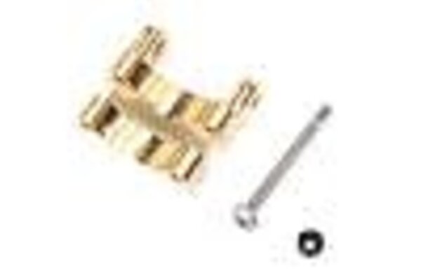 Axial Racing AXI302006  Rear Upper Link Mount, Brass 1.5g: SCX24