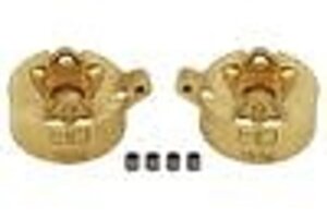 Hot Racing HRASXTF21XH  Extra Heavy Brass Front Steering Knuckle SCX24