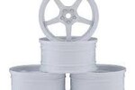 MST MXS-832109W  MST GT Wheel Set (White/White) (4) (Offset Changeable)