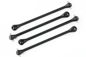 Traxxas 8996A Driveshaft, steel constant-velocity (shaft only, 109.5mm) (4) (for conversion of #8950X driveshafts to WideMaxx® suspension)