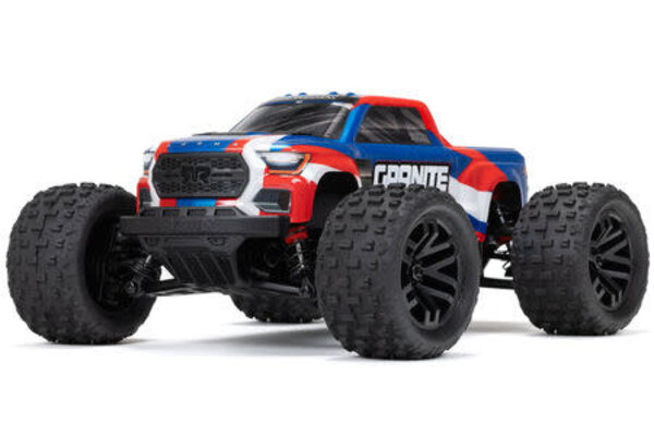 ARRMA ARA2102T1  1/18 GRANITE GROM MEGA 380 Brushed 4X4 Monster Truck RTR with Battery & Charger, Blue