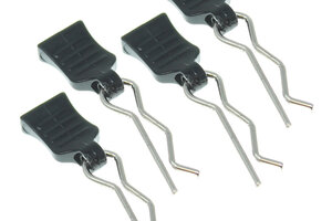 Redcat Racing RER13673 Small Body Clips W/ Pull Tabs(4pcs)