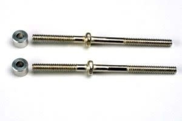 Traxxas 1937 Turnbuckles (54mm) (2)/ 3x6x4mm aluminum spacers (rear camber links)
