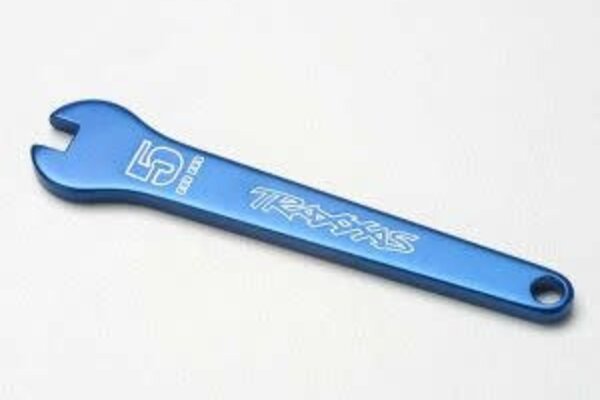 Traxxas 5477 Flat wrench, 5mm (blue-anodized aluminum)