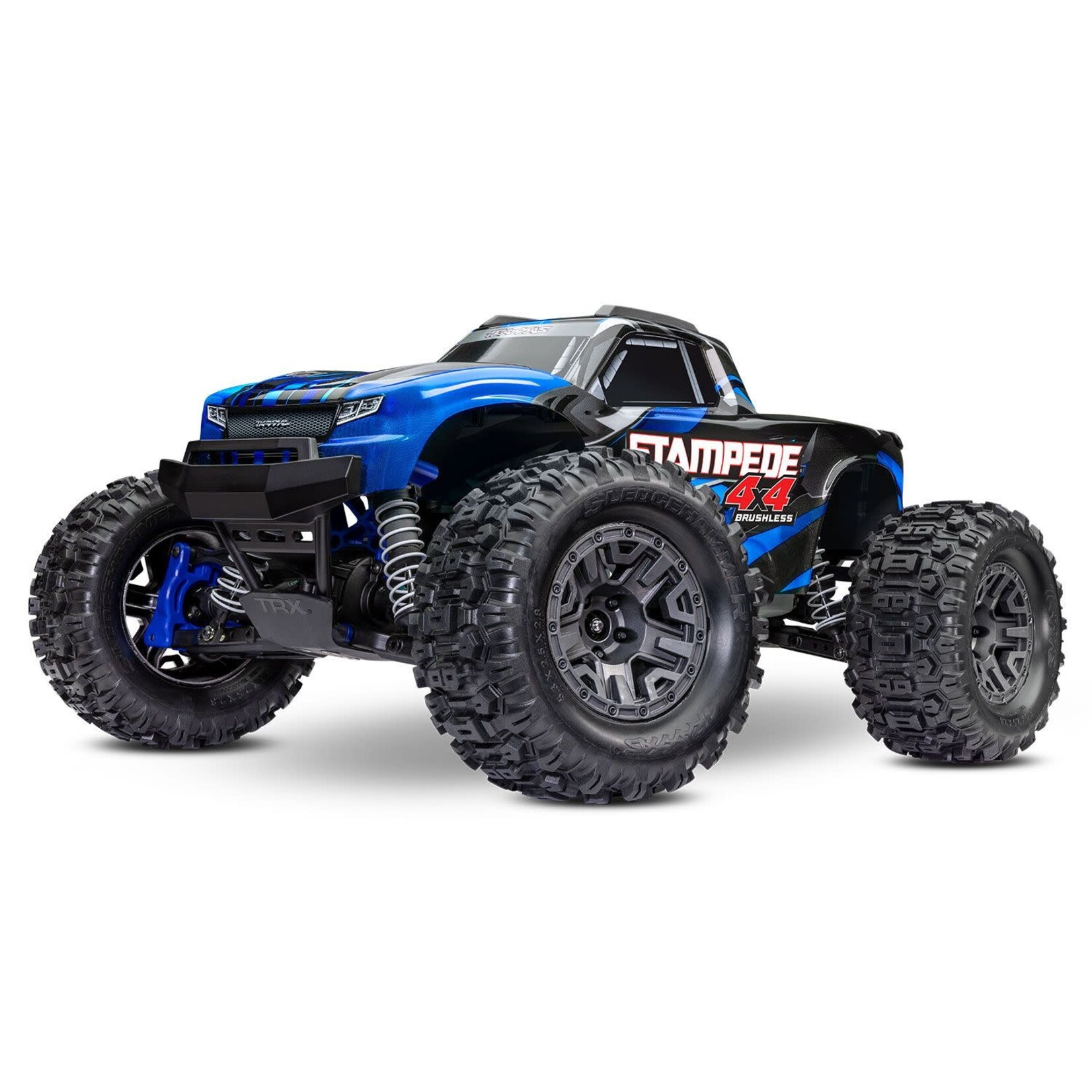 Traxxas 67154-4-BLUE  Stampede 4X4 BL-2s: 1/10 Scale 4WD Monster Truck