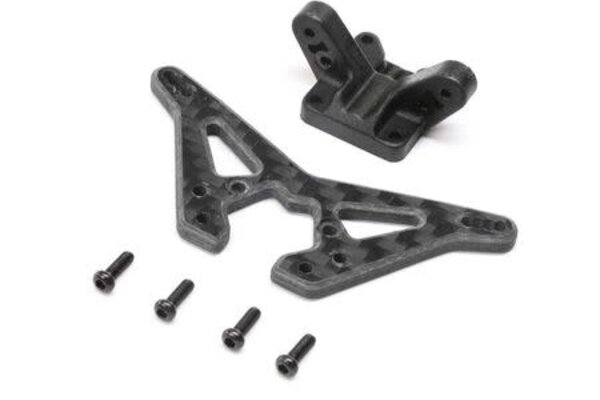 TLR (Team Losi Racing) TLR314000  Carbon Rear Shock Tower: Mini-B, BL