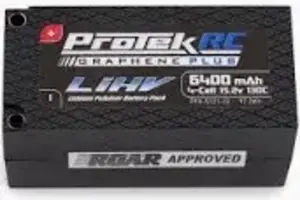 Protek RC PTK-5131-22  ProTek RC 4S 130C Low IR Si-Graphene+ HV Shorty LiPo Battery (15.2V/6400mAh)