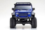 Kyosho KYO32528MB  Mini-Z 4x4 Series Readyset Jeep Wrangler Unlimited Rubicon w/Accessory Parts, Ocean Blue Metallic