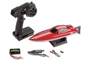 RAGE RC RGRB1133  LightWave Electric Micro RTR Boat; Red