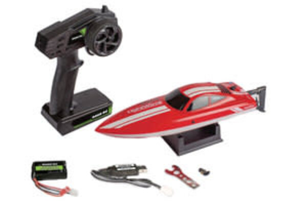RAGE RC RGRB1133  LightWave Electric Micro RTR Boat; Red