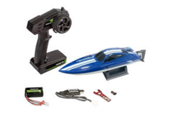 RAGE RC RGRB1132  LightWave Electric Micro RTR Boat; Blue