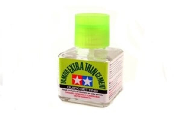 Tamiya TAM87182  Extra-Thin Cement, 40ml Quick Setting