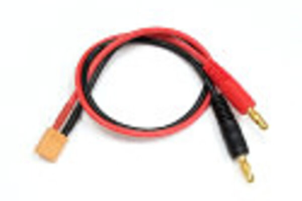 Racers Edge RCE1616  Charger Adapter: M XT30 To M 4mm Bullets- 300mm Wire