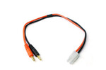 Racers Edge RCE1619  Charge Adapter: M Tamiya to M 4mm Bullets-300mm Wire