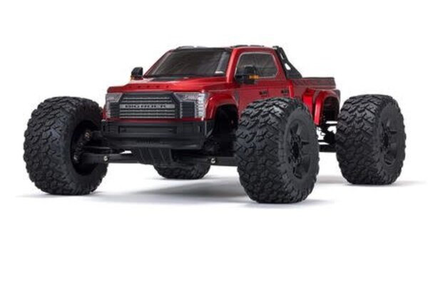 ARRMA ARA7612T2  1/7 BIG ROCK 6S 4X4 BLX Monster Truck RTR, Red