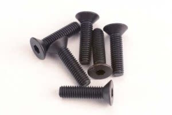 Traxxas 2552 Screws, 3x12mm countersunk machine (6) (hex drive)
