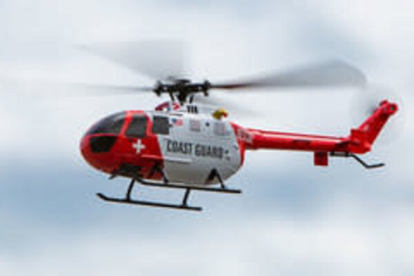 RAGE RC RGR6050  Hero-Copter, 4-Blade RTF Helicopter; Coast Guard