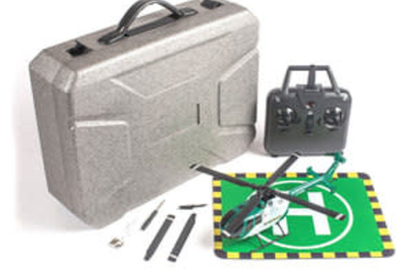 RAGE RC RGR6052  Hero-Copter, 4-Blade RTF Helicopter; Sheriff