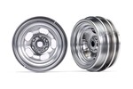 Traxxas 9869  Wheels, 1.0" (satin chrome) (2)
