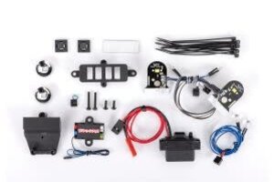 Traxxas 8038   LED light set, complete with power supply (contains headlights, tail lights, side marker lights, & distribution block) (fits #8130 series bodies)