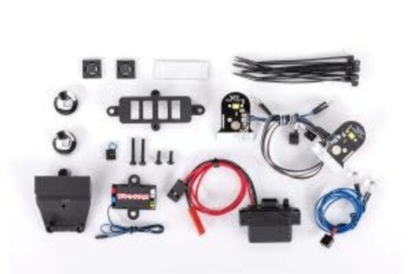 Traxxas 8038   LED light set, complete with power supply (contains headlights, tail lights, side marker lights, & distribution block) (fits #8130 series bodies)