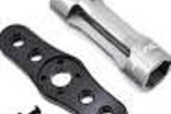 ST Racing Concepts SPTA17BK/S  ST Racing Concepts 17mm Light Weight T-Handle Wheel Wrench (Black/Silver)