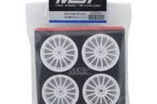 MST MXS-832502W   MST 24mm LM Wheel (White) (4) (+0 Offset)