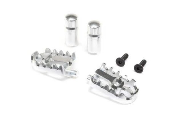 LOSI LOS361001  Aluminum Foot Pegs, Silver: Promoto-MX