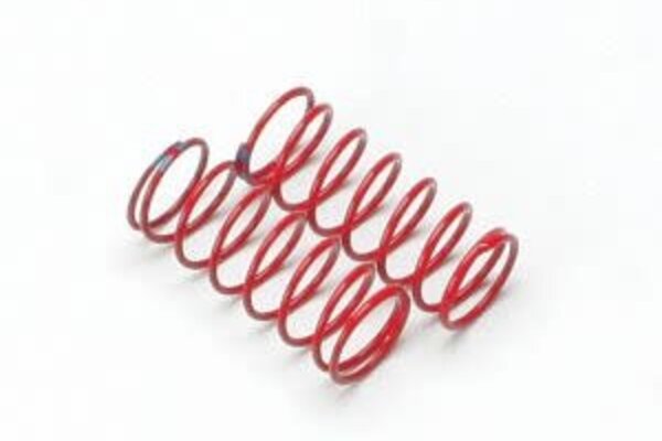 Traxxas 5434A Spring, shock (red) (GTR) (1.6 rate double blue stripe) (1 pair)