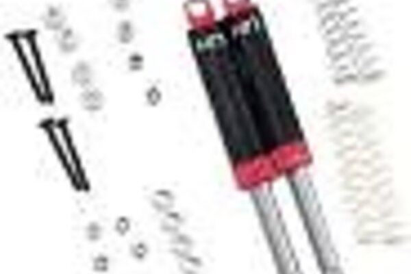 Hot Racing TD100T02  Hot Racing Red Internal Spring Air Shocks 100mm