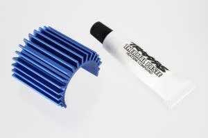 Traxxas 3374 Heat sink, Velineon® 380 brushless motor, aluminum (blue-anodized)